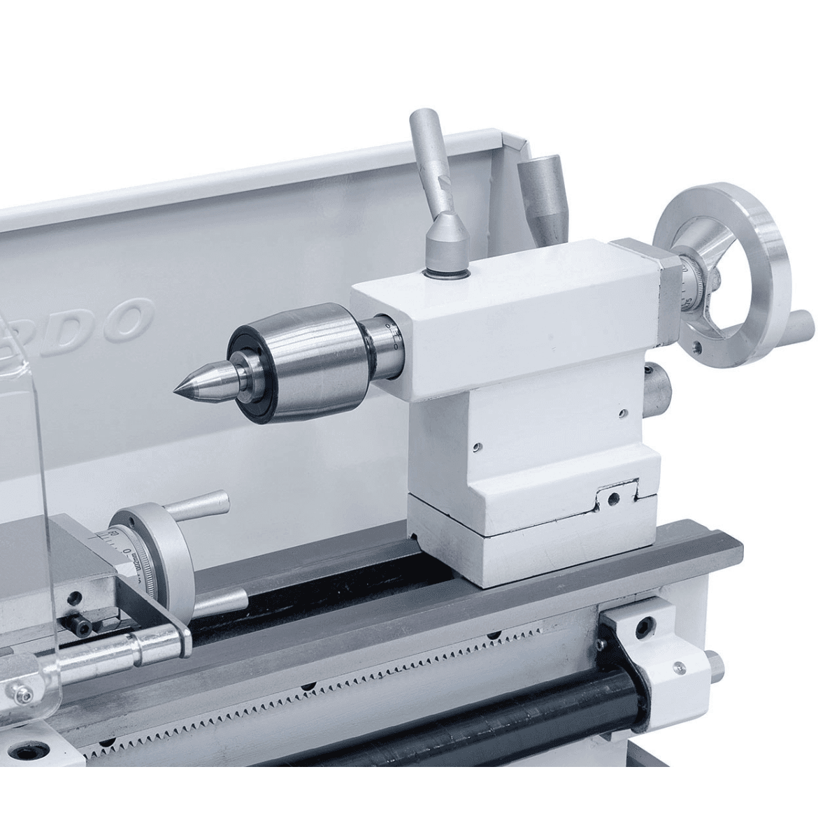 Bernardo Profi 400 V / 230 V Metalldrehmaschine mit 2-Achsen-Digitalanzeige DT 40