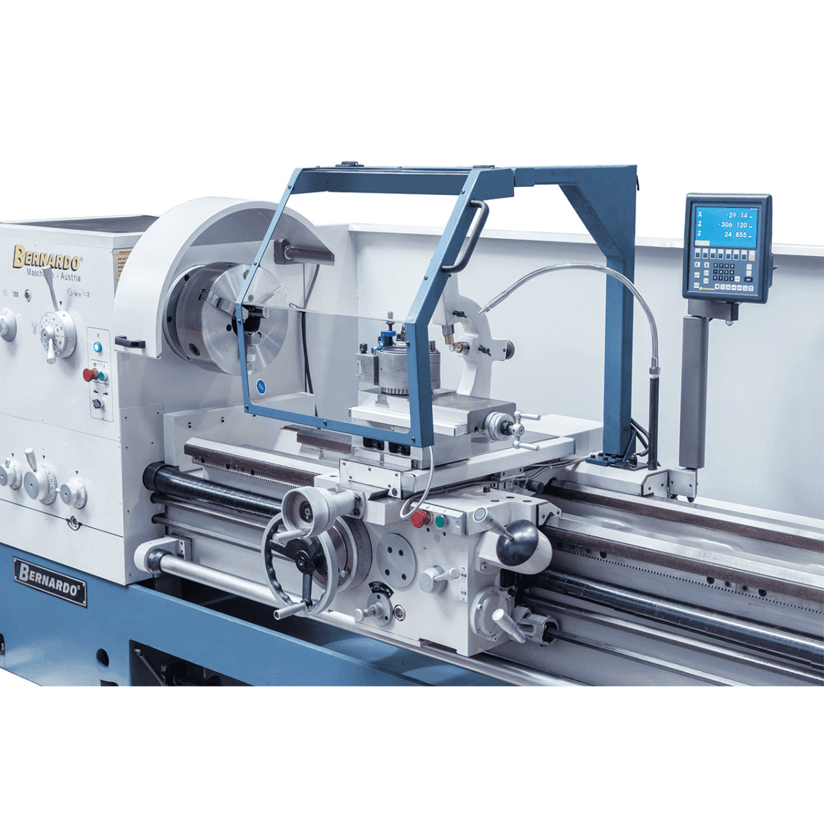 Bernardo Goliath 660 x 2000 Metalldrehmaschine mit 3-Achsen-Digitalanzeige