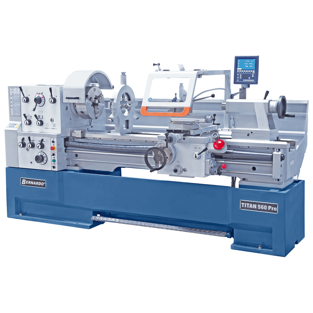 Bernardo TITAN 560 x 2000 Pro Metalldrehmaschine mit 3-Achsen-Digitalanzeige