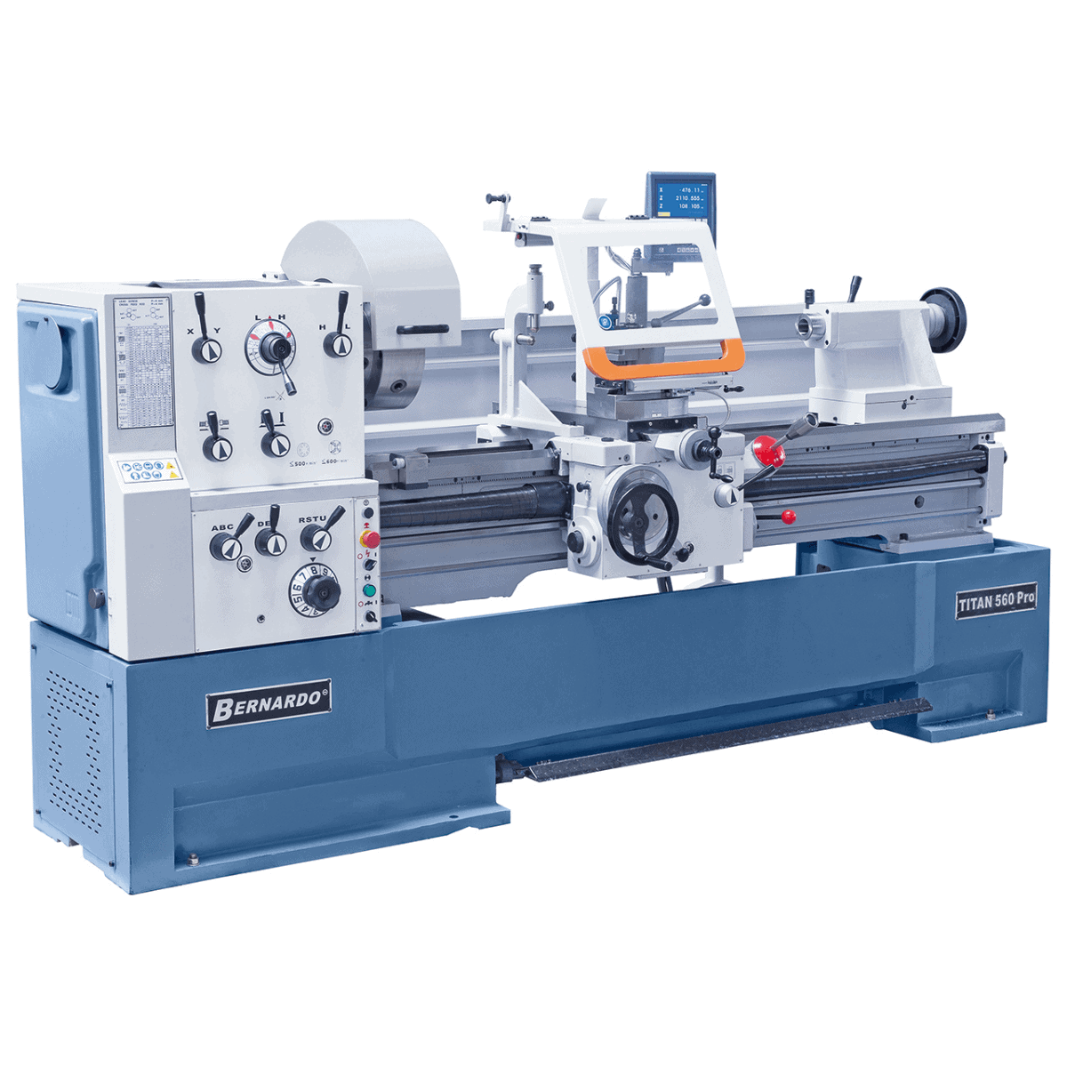 Bernardo TITAN 560 x 3000 Pro Metalldrehmaschine mit 3-Achsen-Digitalanzeige