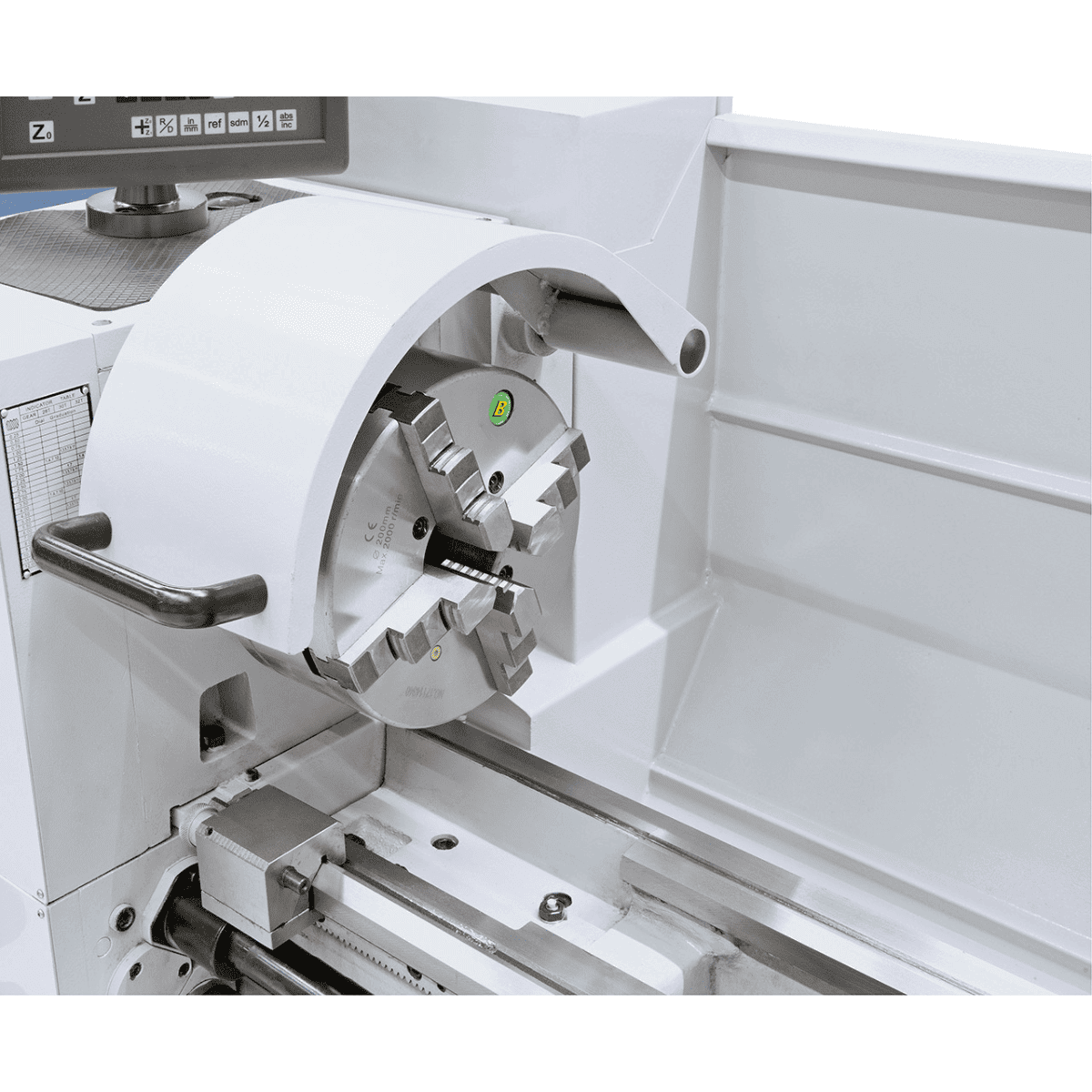 Bernardo Master 410 Pro Metalldrehmaschine mit 3-Achsen-Digitalanzeige ES-12 V