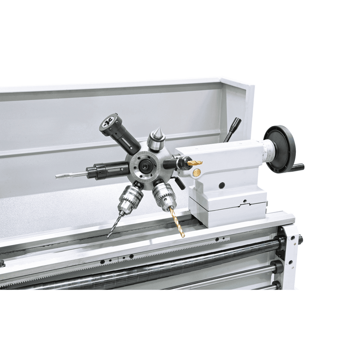 Bernardo Master 410 Pro Metalldrehmaschine mit 3-Achsen-Digitalanzeige ES-12 V