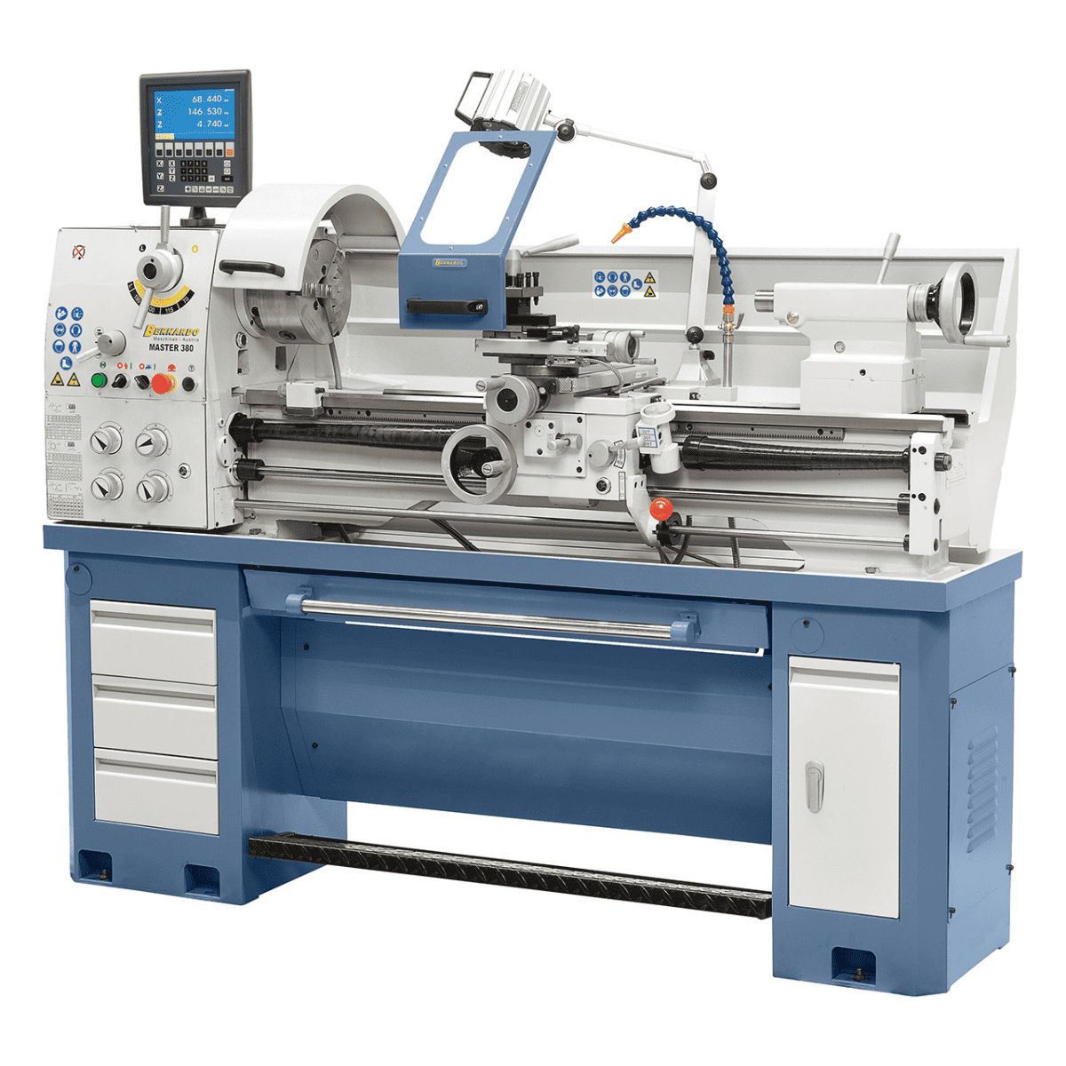 Bernardo Master 380 Universal-Metalldrehmaschine mit Digitalanzeige