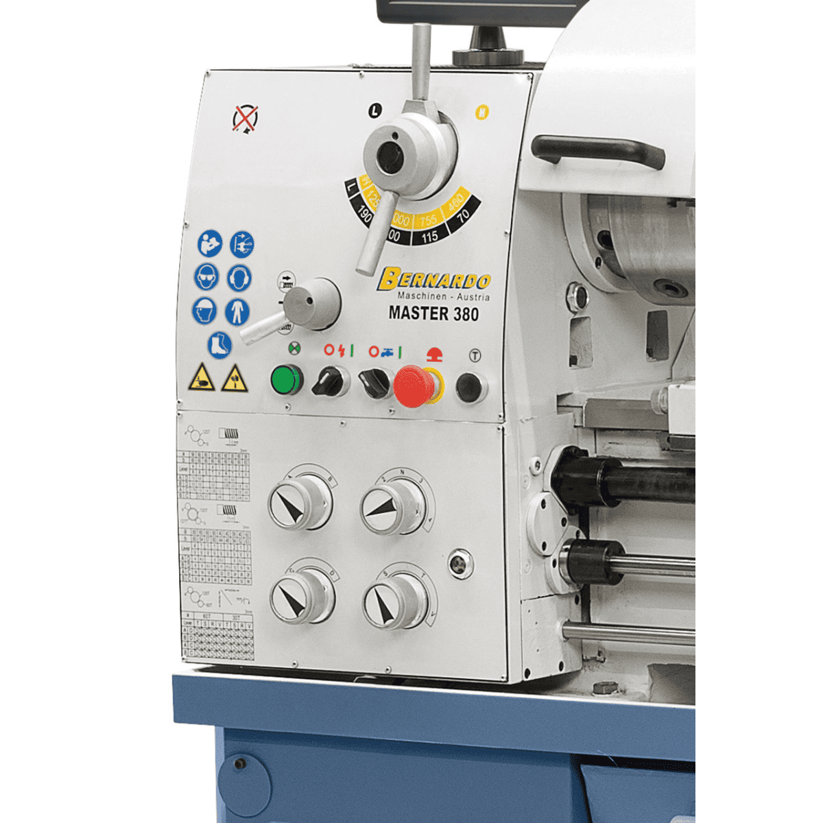 Bernardo Master 380 Universal-Metalldrehmaschine mit Digitalanzeige