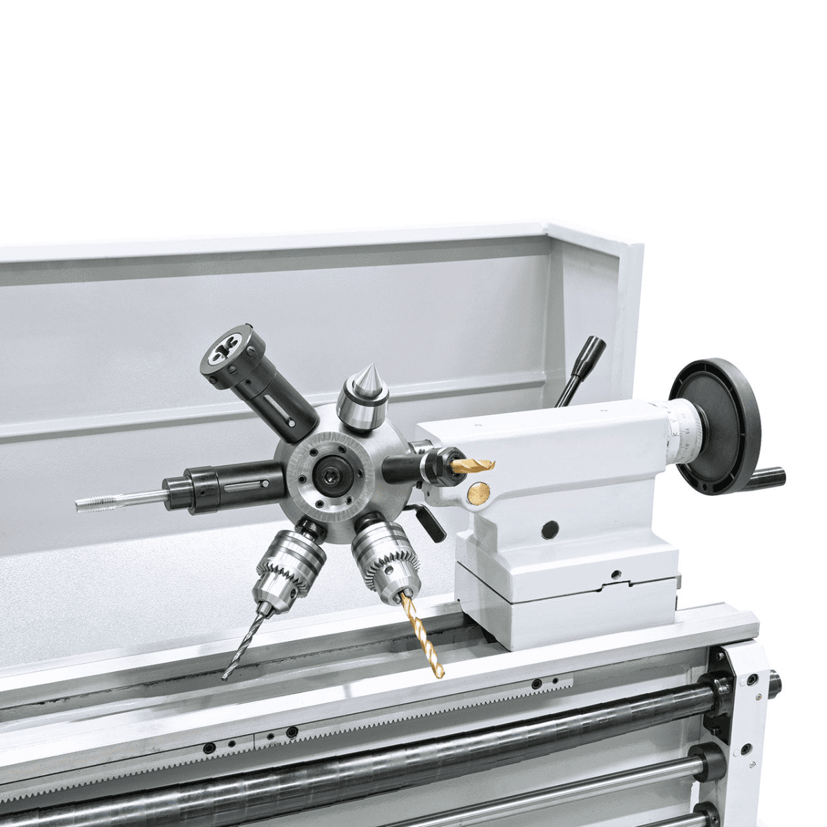 Bernardo Master 360 Pro Metalldrehmaschine mit 3-Achsen-Digitalanzeige ES-12 V