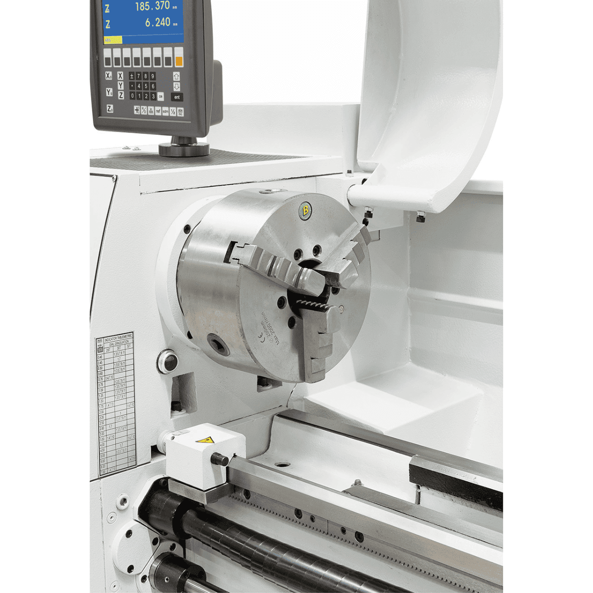 Bernardo Master 180 Metalldrehmaschine mit 3-Achsen-Digitalanzeige ES-12 V