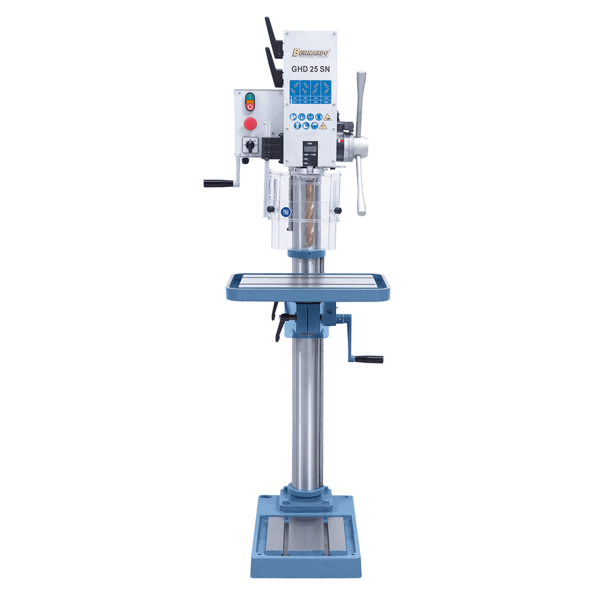 Bernardo GHD 25 SN Zahnrad-Säulenbohrmaschine mit Digitalanzeige