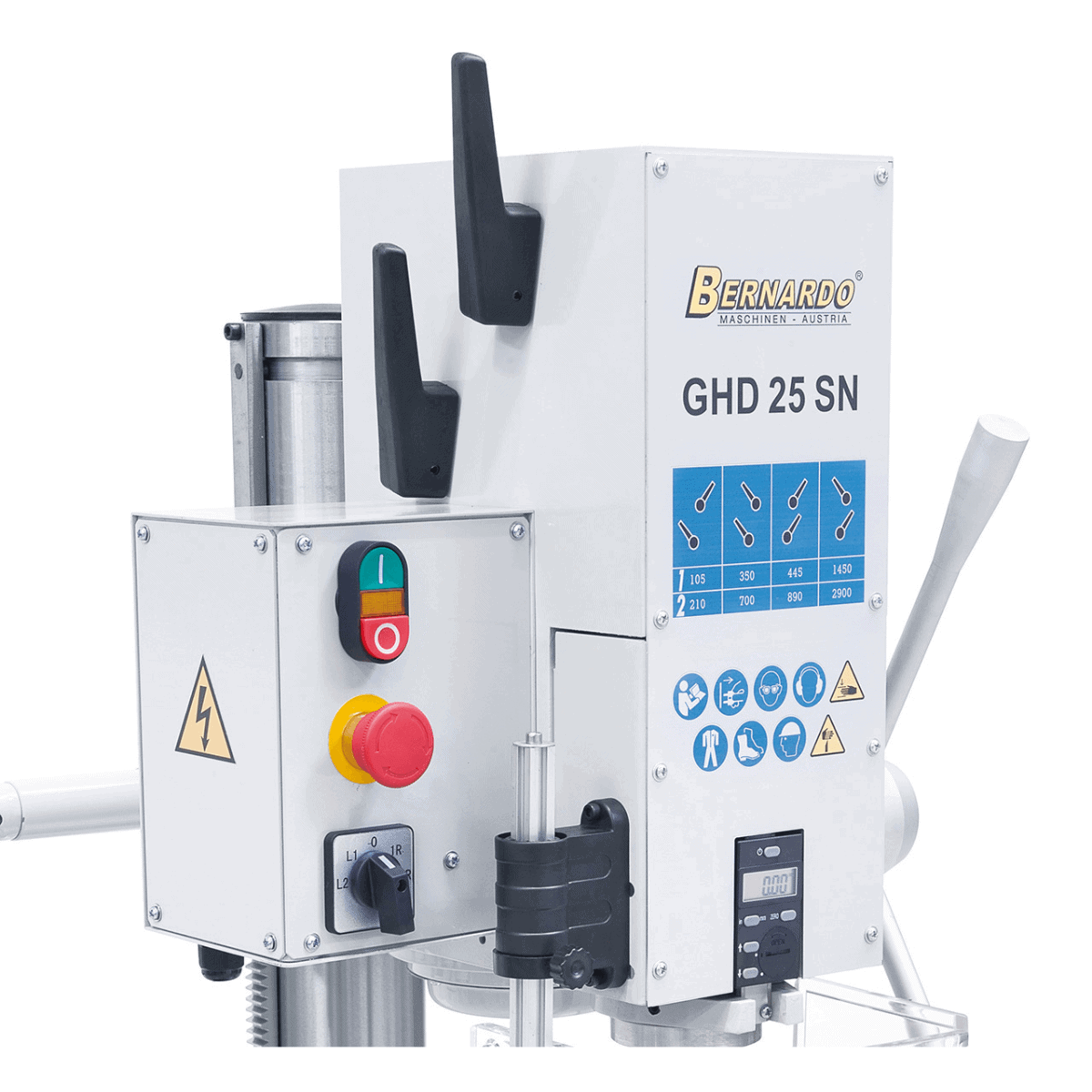 Bernardo GHD 25 SN Zahnrad-Säulenbohrmaschine mit Digitalanzeige