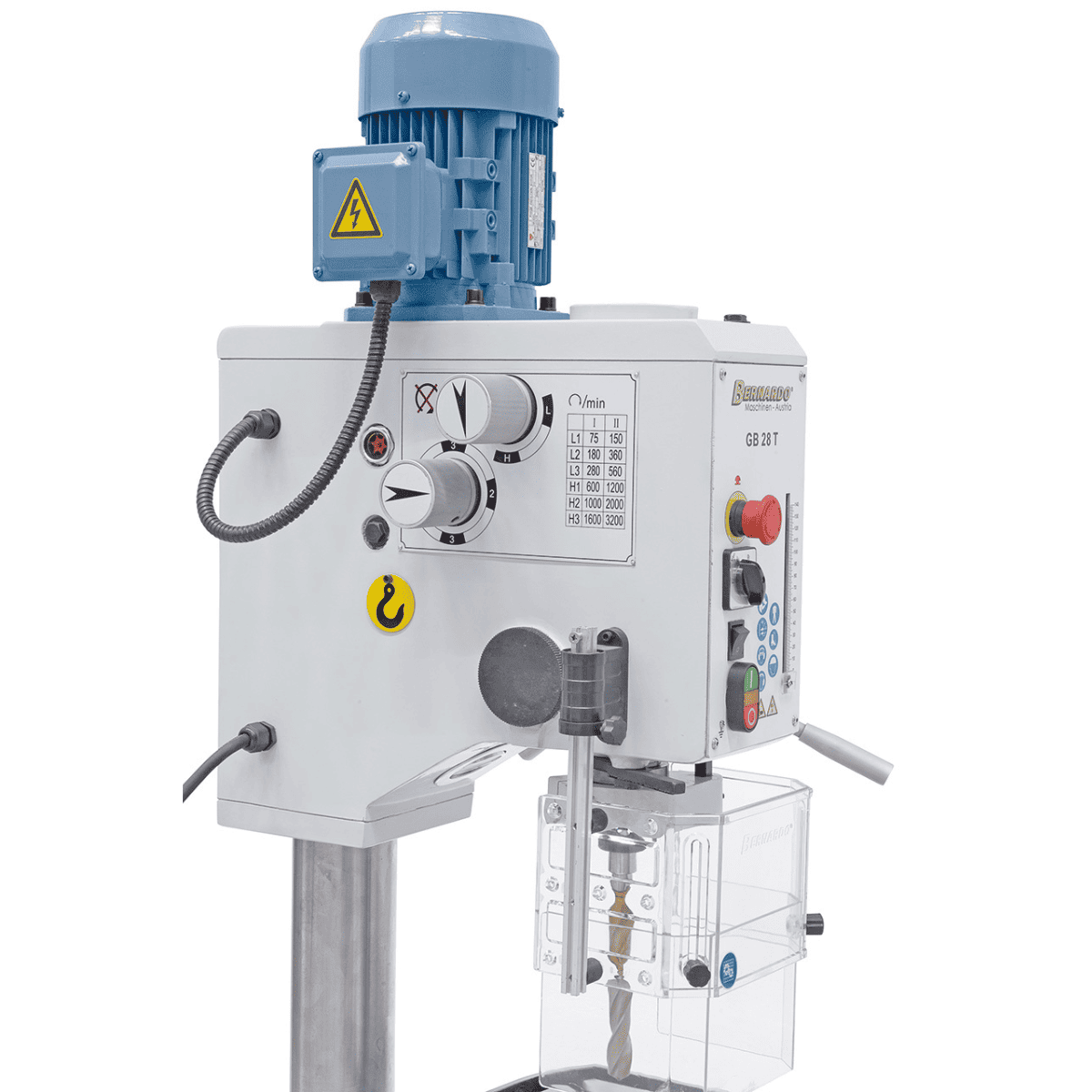 Bernardo GB 28 T Tisch- und Säulenbohrmaschine mit Zahnradantrieb