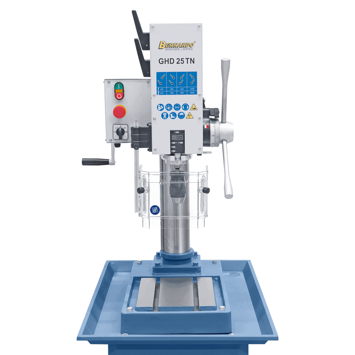 Bernardo GHD 25 TN Zahnrad-Säulenbohrmaschine mit Digitalanzeige