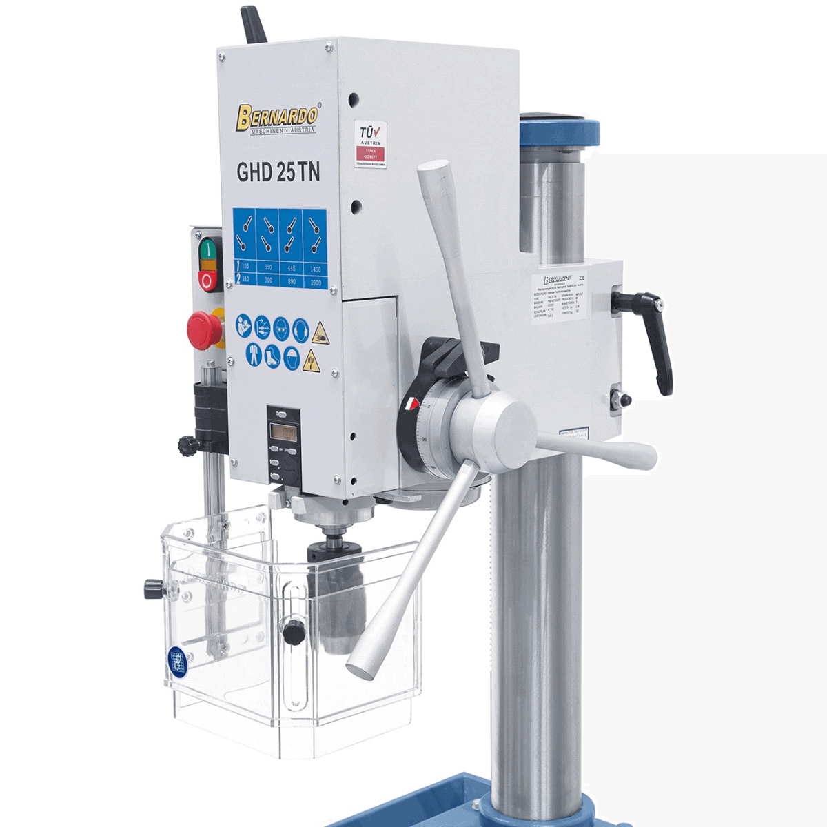 Bernardo GHD 25 TN Zahnrad-Säulenbohrmaschine mit Digitalanzeige