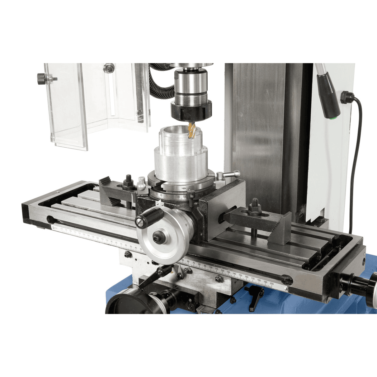 Trapano-fresatrice Bernardo BF 25 Super con velocità Vario 100-1.750 rpm e filettatura M12