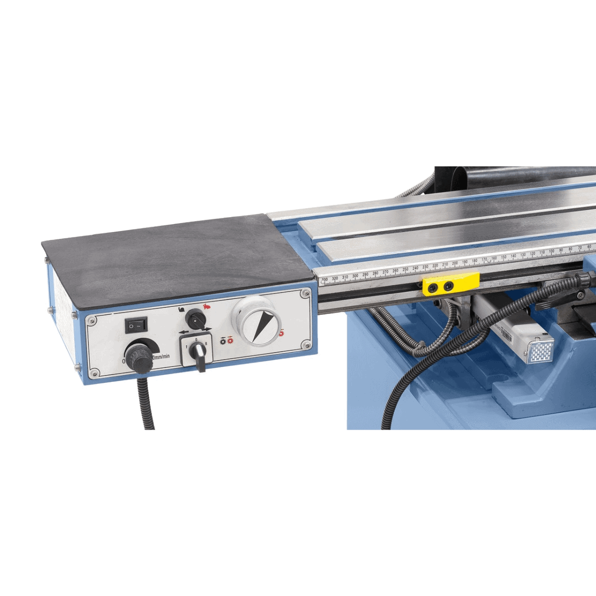 Bernardo KF 25 L Vario Bohr- und Fräsmaschine mit 3-Achs-Digitalanzeige DT 40 und 700-mm-Tisch