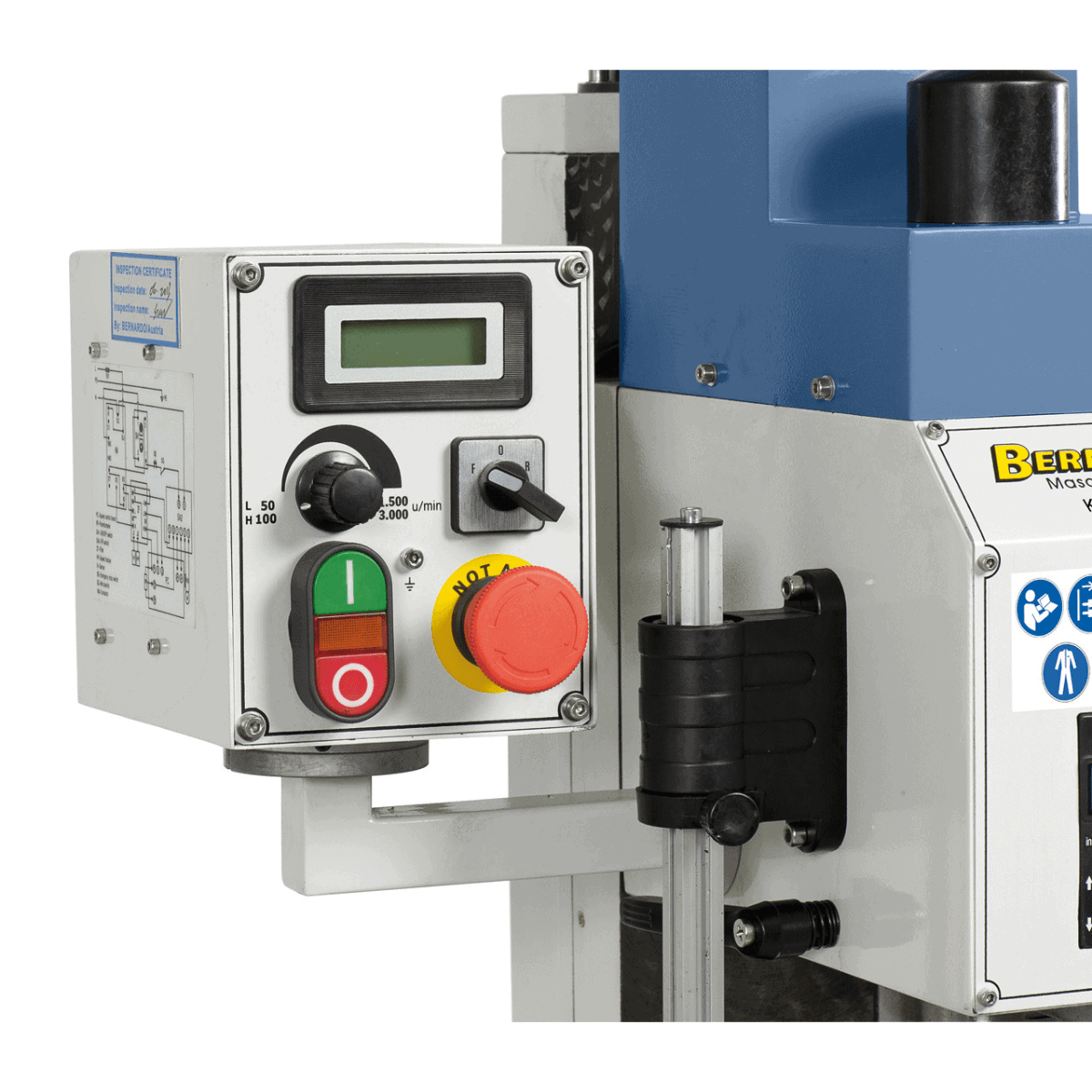Bernardo KF 25 PRO Bohr-Fräsmaschine mit automatischem Vorschub