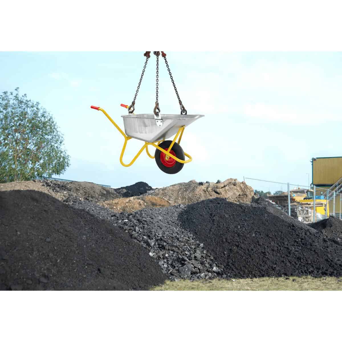 Ravendo 1100 SH Schubkarre montiert