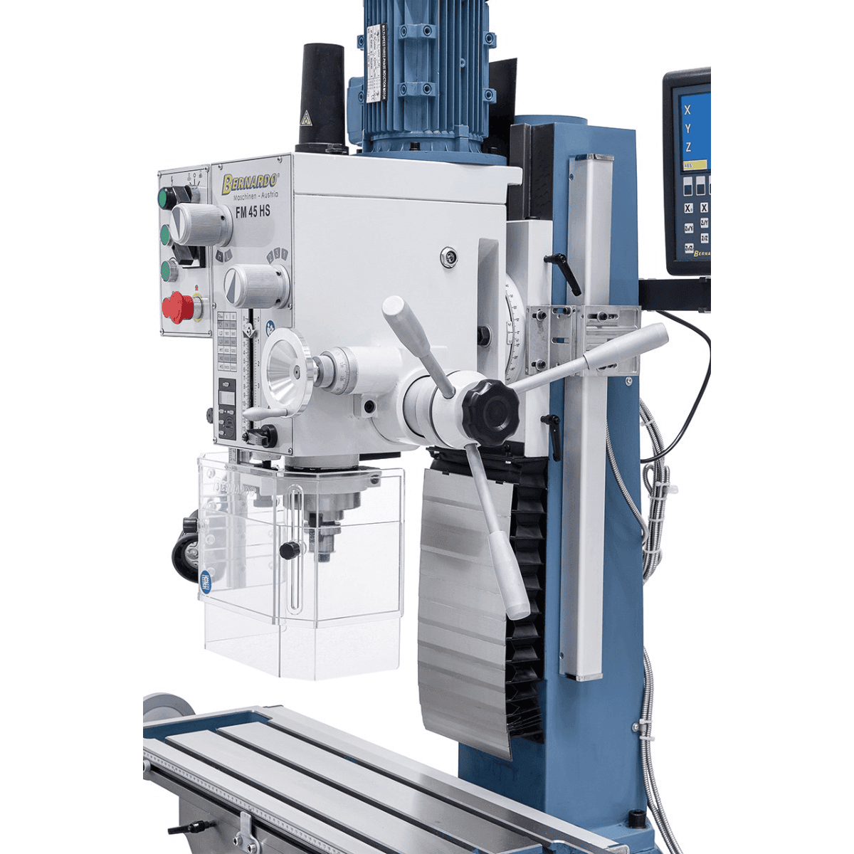 Bernardo FM 45 HS Bohr-Fräsmaschine mit 3-Achs-Digitalanzeige