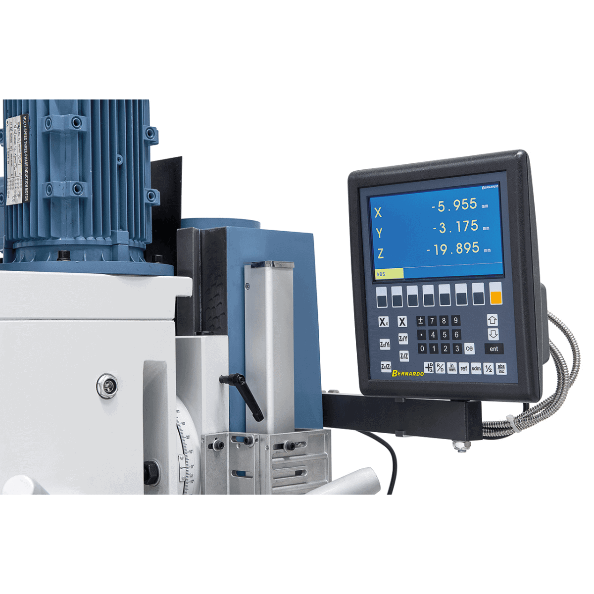 Bernardo FM 45 HS Bohr-Fräsmaschine mit 3-Achs-Digitalanzeige
