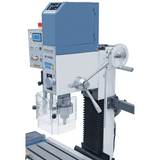 Bernardo BF 28 BDC Bohr- und Fräsmaschine mit 3-Achs-Digitalanzeige ES-12 V und automatischem X-Achsen-Vorschub AL 280 D
