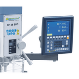 Bernardo BF 28 BDC Bohr- und Fräsmaschine mit 3-Achs-Digitalanzeige ES-12 V und automatischem X-Achsen-Vorschub AL 280 D