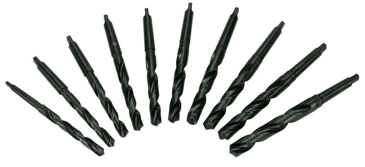 Utensile da taglio Bernardo Punte elicoidali HSS con codolo cilindrico da 8 pezzi, 13 - 25 mm, kit D