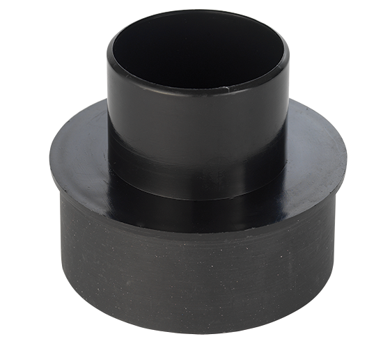 Riduttore Record Power CVA400-50-114 per aspirazione, ideale per collegare macchine CamVac da 100 mm a tubazioni da 63 mm.
