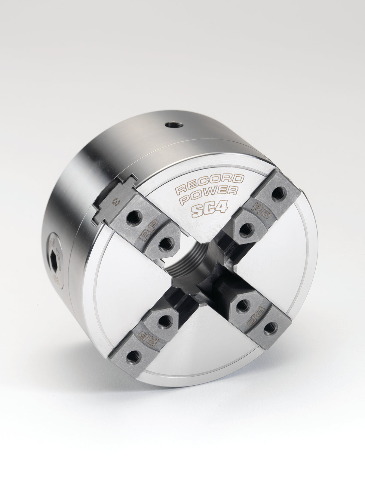 Accessorio per macchina utensile Record Power Mandrino autocentrante SC4 con flangia 87 mm