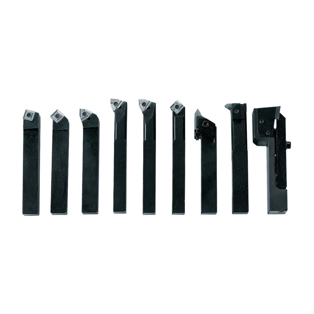 Bernardo Drehmeißelsatz mit Multi-Cut-Wendeschneidplatten HM 10 mm, 9-teilig, Kit F