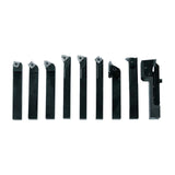 Bernardo Drehmeißelsatz mit Multi-Cut-Wendeschneidplatten HM 10 mm, 9-teilig, Kit F