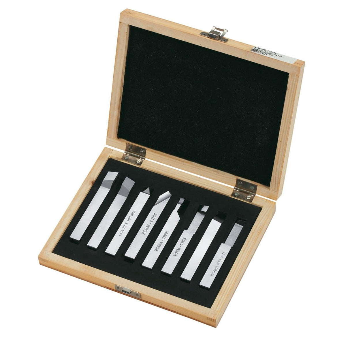 Bernardo Schneidwerkzeugsatz HSS-Drehmesser 16 mm, 8-teilig