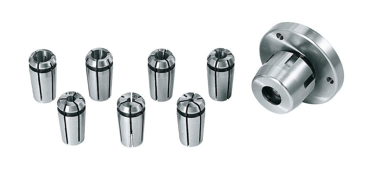 Bernardo Werkzeugmaschinen-Zubehörset Spannzangenfutter 4-16 mm (8-teilig)