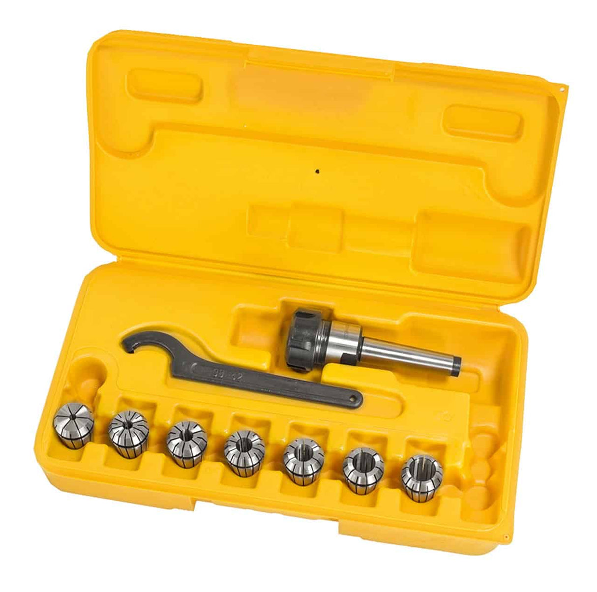 Accessorio per macchina utensile Bernardo Set mandrino porta pinze fresa ER 25, CM 2, 10-pezzi
