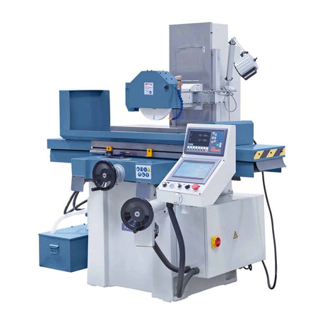 Bernardo FSM 3060 AHD, smerigliatrice piana professionale con tavola 300 x 700 mm, piastra magnetica 300 x 600 mm e controllo digitale touch.