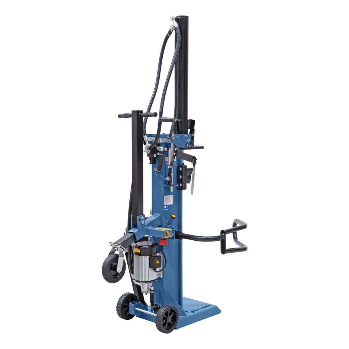 Spaccalegna verticale Bernardo HS 14 E – forza 14 tonnellate, motore elettrico 3.5 kW 400V trifase, corsa pistone 850 mm, peso 185 kg