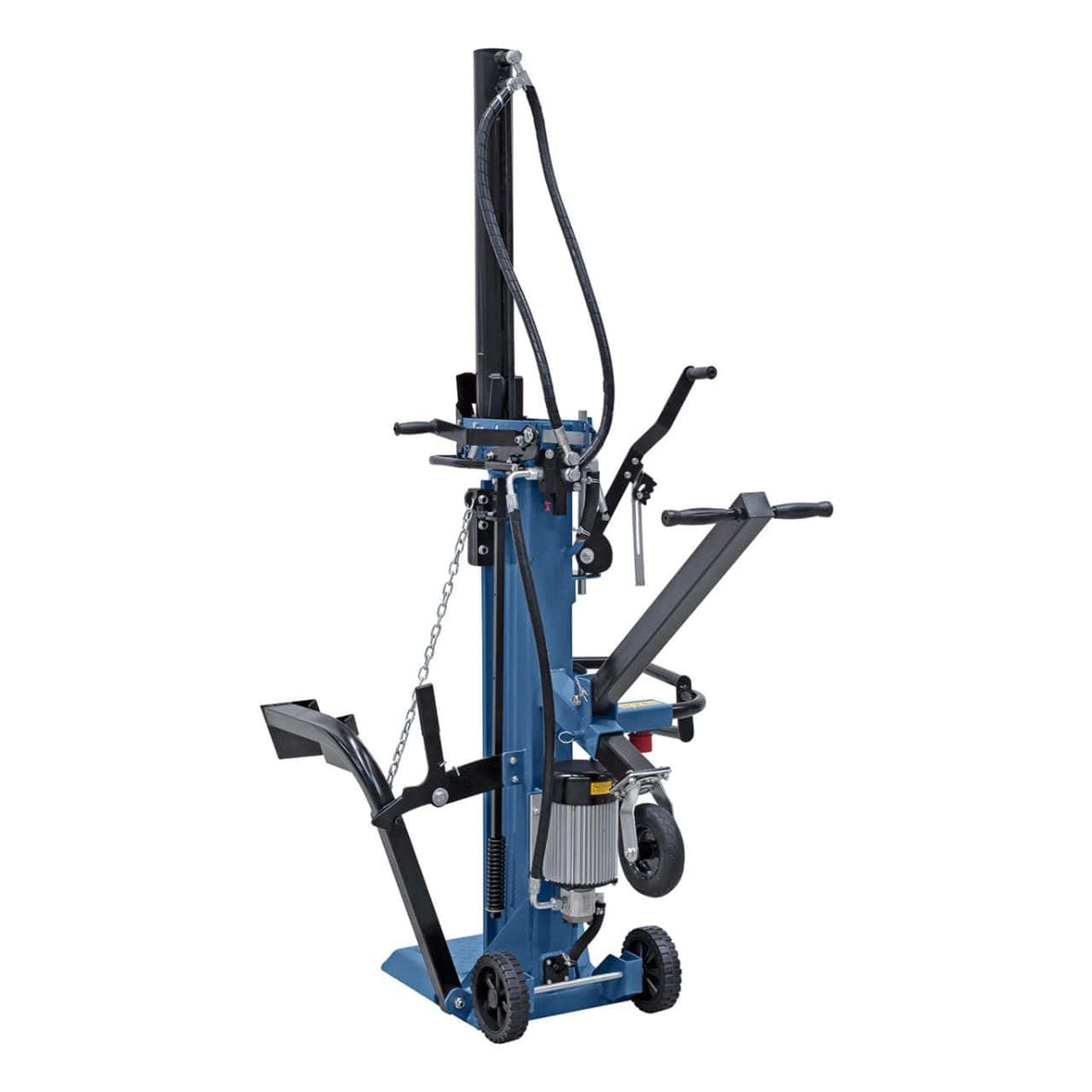 Spaccalegna verticale Bernardo HS 14 E – forza 14 tonnellate, motore elettrico 3.5 kW 400V trifase, corsa pistone 850 mm, peso 185 kg