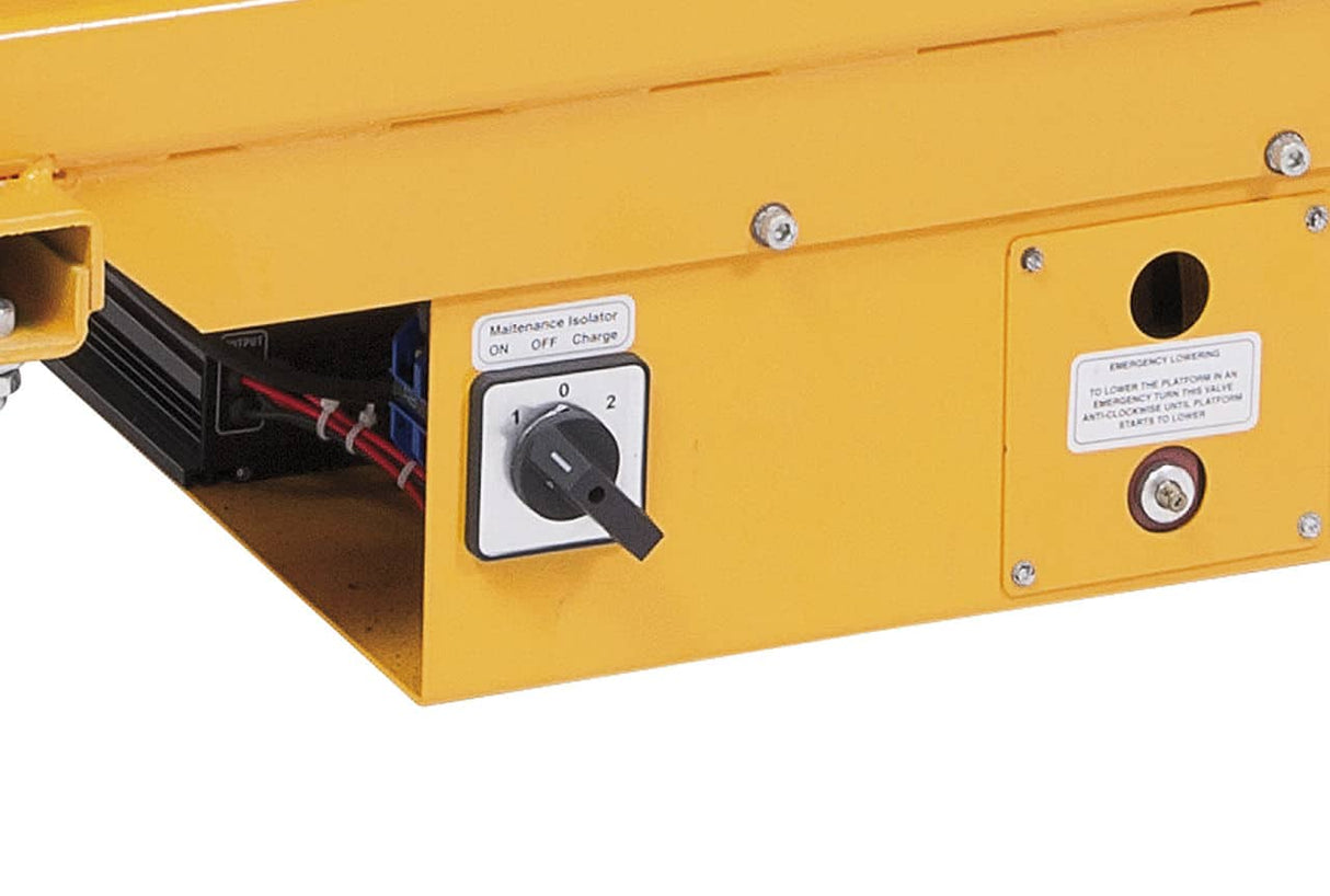 Bernardo ES 800 D halbelektrischer Doppelplattform-Hubtisch – Tragfähigkeit 750 kg, ausgefahrene Höhe 510–1440 mm, Gewicht 185 kg