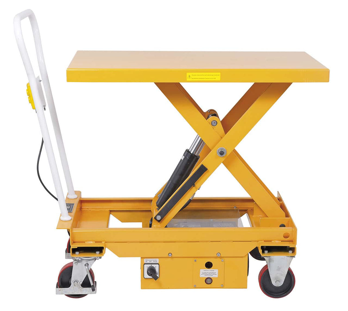 Bernardo ES 750 halbelektrischer Hubtisch – Tragfähigkeit 750 kg, Höhe 445-970 mm, Einzelplattform, Gewicht 154 kg