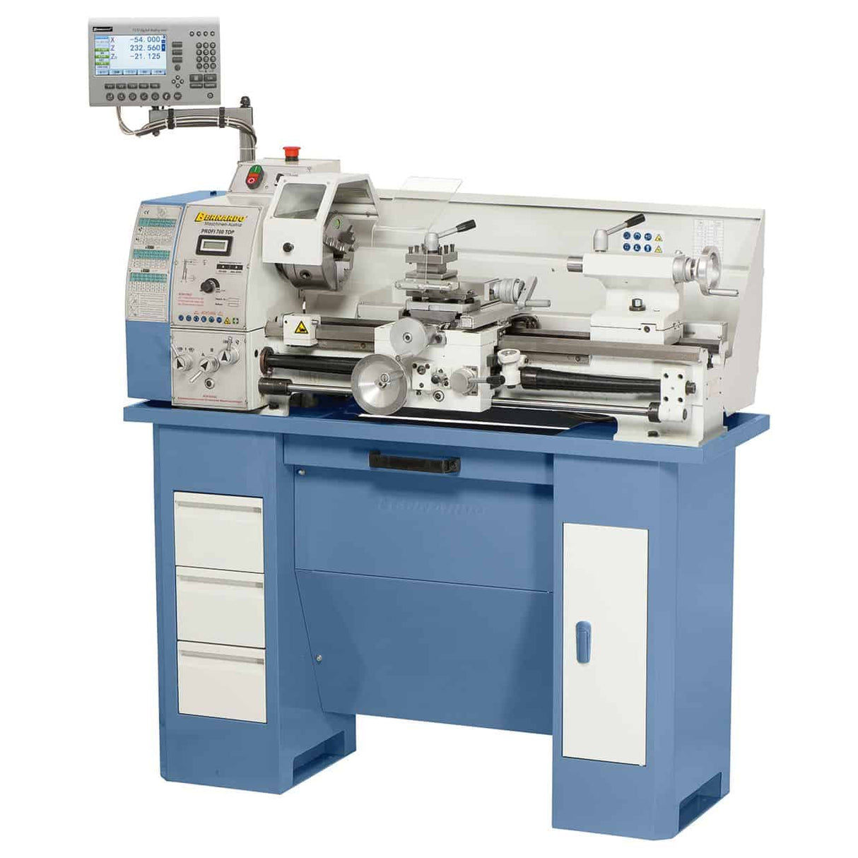Bernardo Profi 700 Top / 230 V Drehmaschine mit ES-12 V Digitalanzeige – Hochpräzision