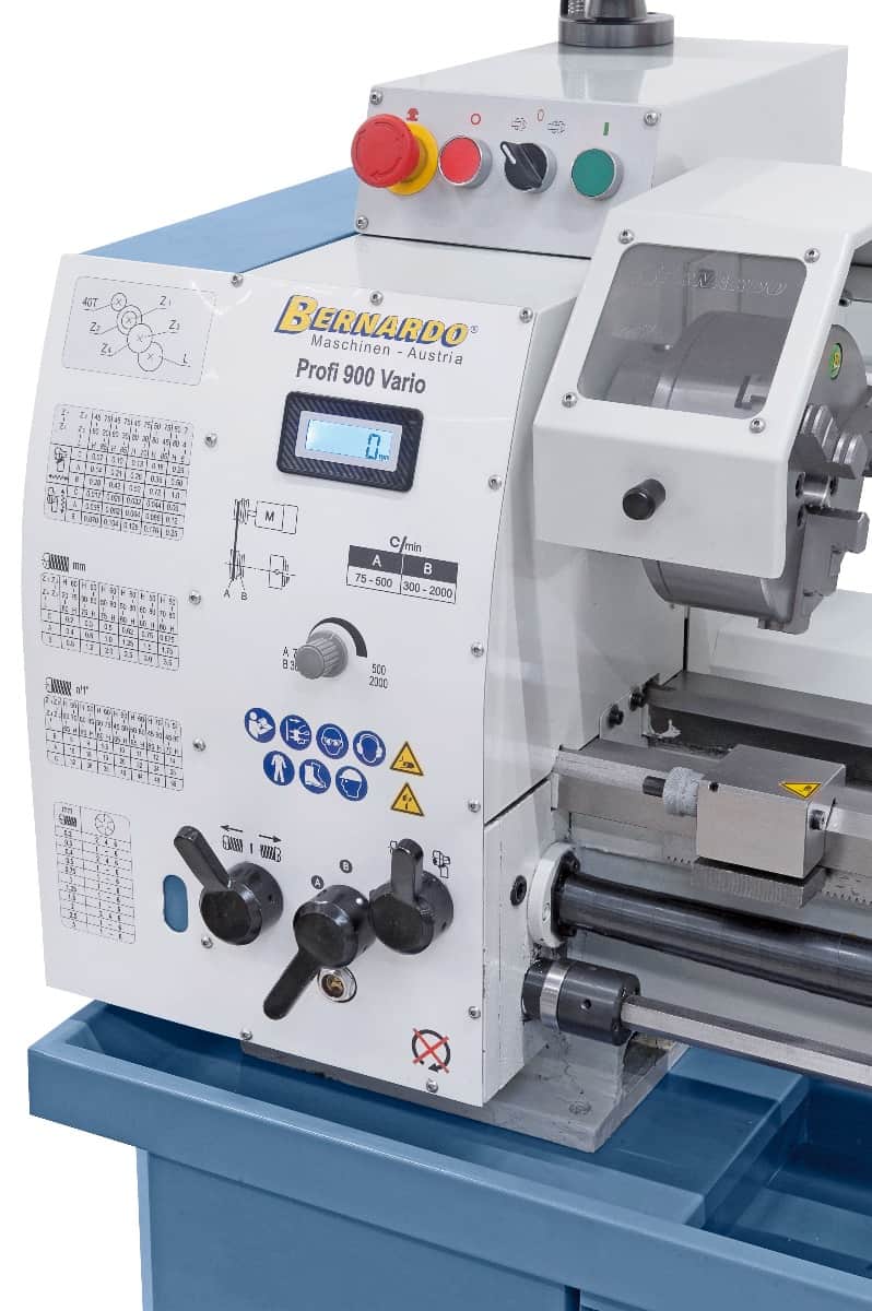 Bernardo Profi 900 Vario 400V Drehmaschine – mit elektronischer Drehzahlregelung