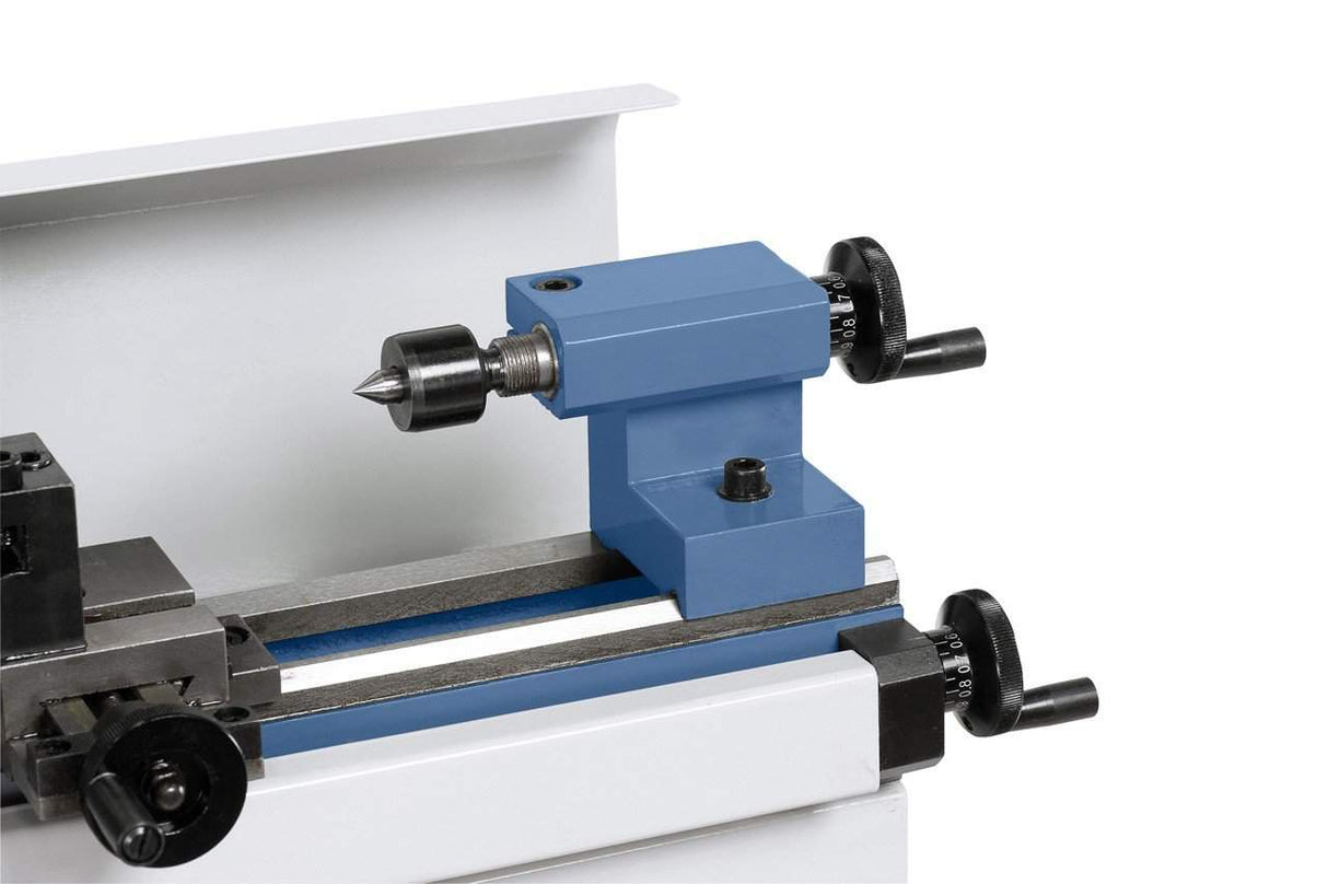 Bernardo Hobby 140 Metalldrehmaschine – 140 mm Spitzenweite, 0,15 kW Motor, 230 V Einphasenstrom, Gewicht 14 kg
