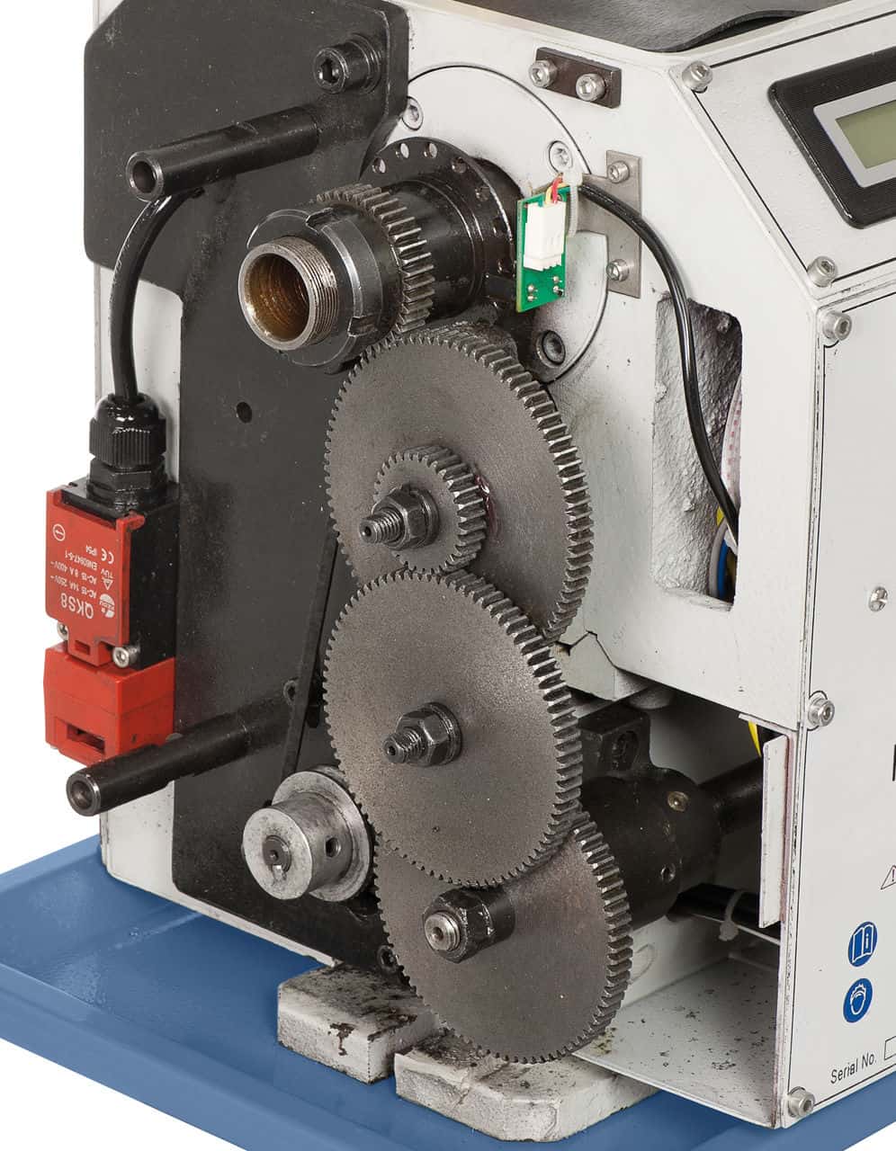 Bernardo Profi 400 G Metalldrehmaschine – Spitzenweite 400 mm, Ø 210 mm am Bett, Spindelbohrung Ø 21 mm Kegel MK 3, 0,6 kW 230 V Einphasenmotor, digitale Drehzahlanzeige, Gewicht 60 kg