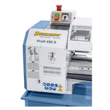 Bernardo Profi 450 S Metalldrehmaschine – Spitzenweite 450 mm, Ø 230 mm am Bett, Spindelbohrung Ø 20 mm Kegel MK 3, Motor 0,9 kW 230 V Einphasenstrom, Gewicht 112 kg