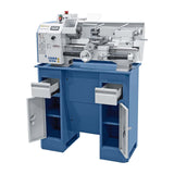 Bernardo Profi 450 S Vario Metalldrehmaschine – Spitzenweite 450 mm, Ø 230 mm am Bett, Spindelbohrung Ø 20 mm Kegel MK 3, 0,9 kW 230 V Einphasenmotor, digitale Drehzahlanzeige, Gewicht 112 kg
