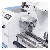 Bernardo Profi 450 S Vario Metalldrehmaschine – Spitzenweite 450 mm, Ø 230 mm am Bett, Spindelbohrung Ø 20 mm Kegel MK 3, 0,9 kW 230 V Einphasenmotor, digitale Drehzahlanzeige, Gewicht 112 kg