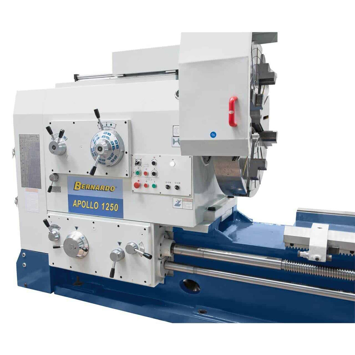 Tornio parallelo pesante Bernardo Apollo 2000 x 3000 – distanza punte 3000 mm, diametro 2000 mm, motore 22-30 kW, MT 7, peso 23.500 kg, DRO 3 assi incluso