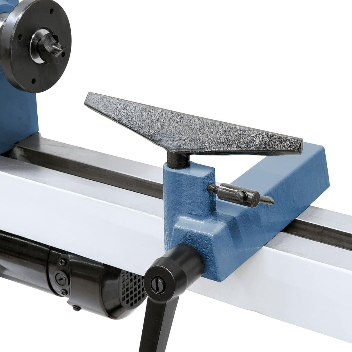 Tornio per legno Bernardo DM 305 V – distanza punte 345 mm, Ø 210 mm su bancale, M33 × 3,5 mandrino, motore 0.25 kW 230V monofase, peso 20 kg