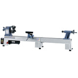 Tornio per legno Bernardo DM 450 V – distanza punte 420 mm (fino 980 mm con prolunga), Ø 260 mm su bancale, M33 × 3,5 mandrino, motore 0.37 kW 230V monofase, peso 34 kg