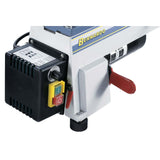 Tornio per legno Bernardo DM 450 V – distanza punte 420 mm (fino 980 mm con prolunga), Ø 260 mm su bancale, M33 × 3,5 mandrino, motore 0.37 kW 230V monofase, peso 34 kg