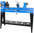 Güde GDM 1000 – Tornio per legno professionale da 550 W con copiatrice integrata, struttura robusta, contropunta 2 MK e display digitale per controllo della velocità.
