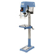 Trapano a colonna B 430 Vario 400 V con regolazione continua della velocità, tavola in ghisa girevole e struttura robusta da 100 kg.