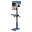 Trapano a colonna SBM 20 Vario con motore 230 V, display digitale, tavola inclinabile e laser incrociato per precisione ottimale.